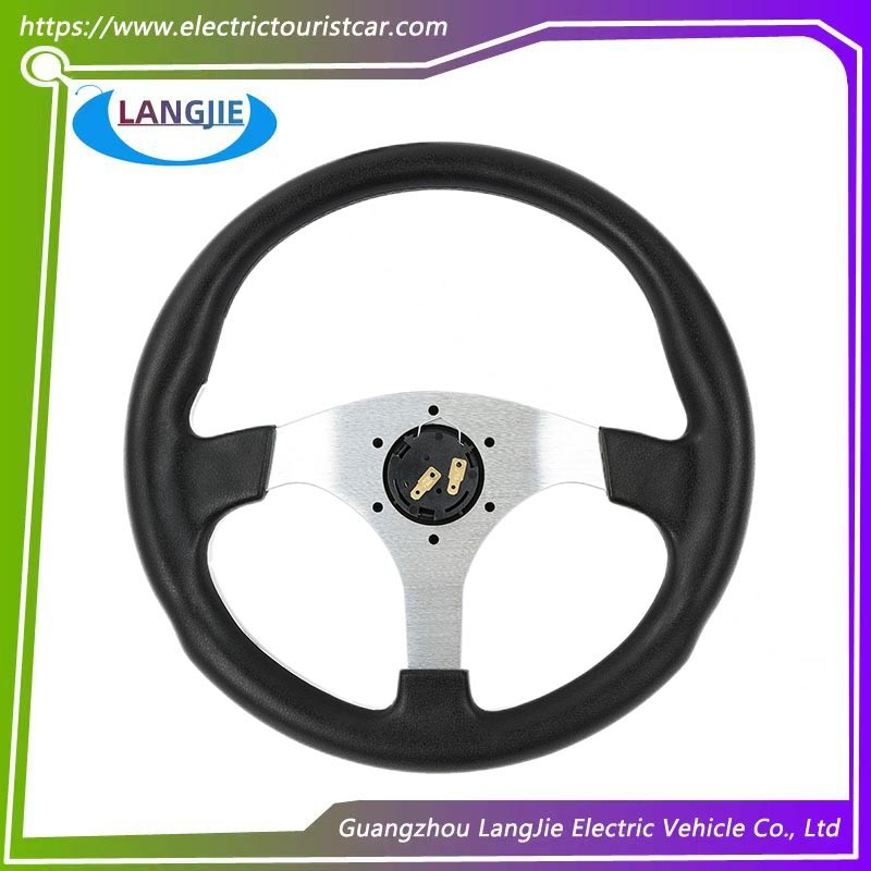 EZGO Fixed Black Frame Modified Steering Wheel For Golf Cart Components