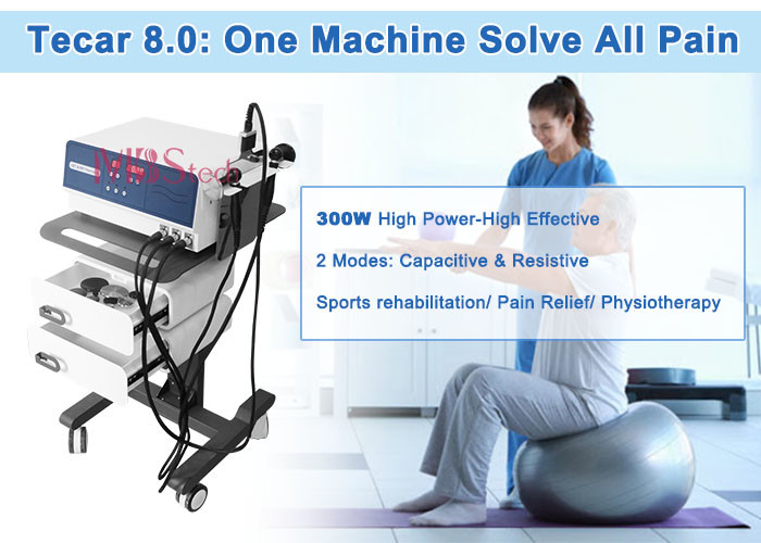 Capacitive RF 448Khz Physio Pain Relief Tecar Therapy Device