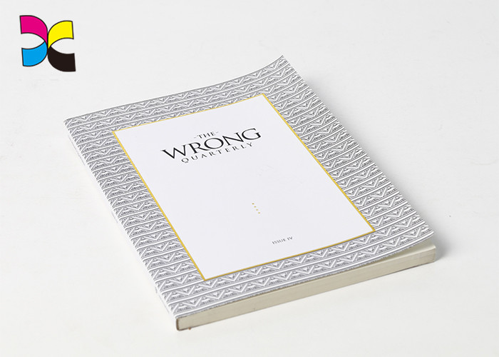 Simple Journal Book Printing Cmyk Matt Lamination Duplex Board Kraft Paper