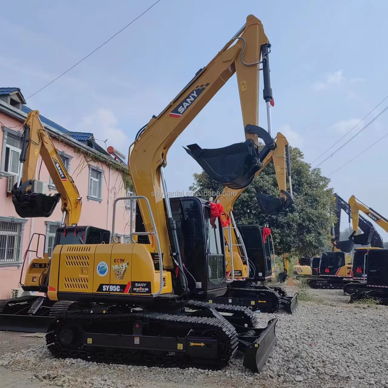 High Work Efficiency Used Sany Excavator SY95C with Original Hydraulic Pump 9000 KG