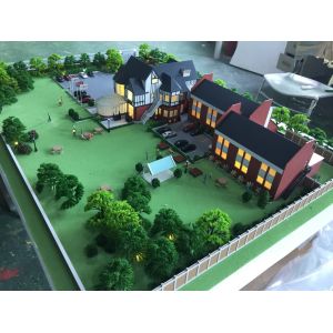 Commercial Miniature Architectural Models Cad / 3D Max Drawing Custom Scale