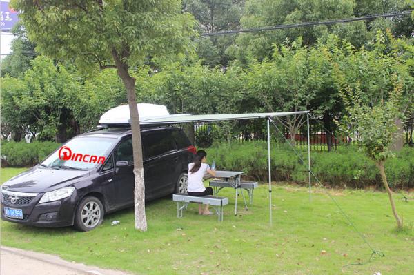 Quality 1.4 x 2m 260G or 280G canvas awning 400D polyester sunshade from Nignbo Wincar for sale