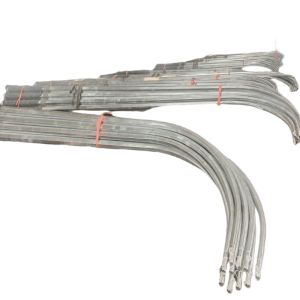 Hongxin 10M Octagonal Galvanized Steel Lighting Pole with Curved Single Arm