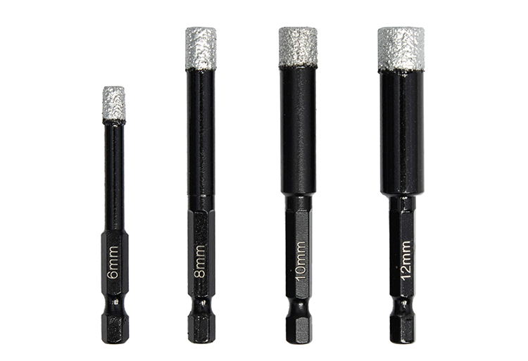 1/4'' Shank Dry Drilling Diamond Hole Saws For Cutting Granite