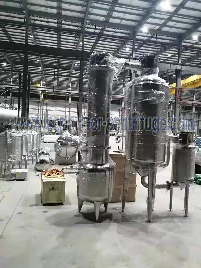 GMP Standard Industrial CBD Oil Extraction Line / Extraction Machine High Recovery Rate