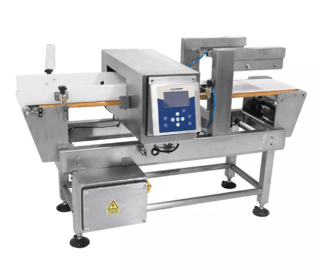 Stainless Steel 304 Metal Detector Machine With Belt Conveyor Weight Checker