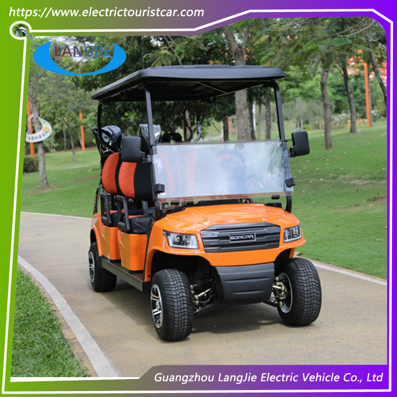 CE Certificated With Roof 4 Seats Cheap Electric Golf Carts Price With 48V Battery