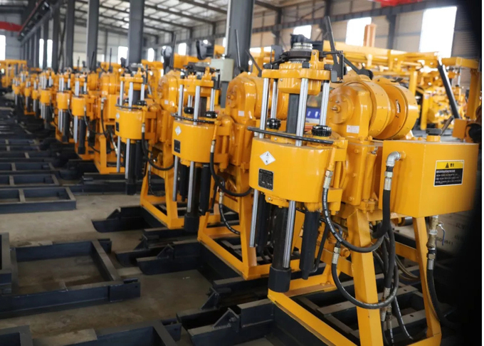 Xy-1a Engineering Drilling Rig Machine With Bw 160 Mud Pump