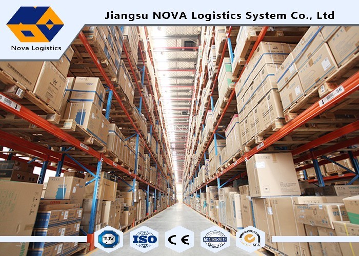 CE / ISO Factory Storage Metal Heavy Duty Pallet Racking Coordinated With Handling Equipment