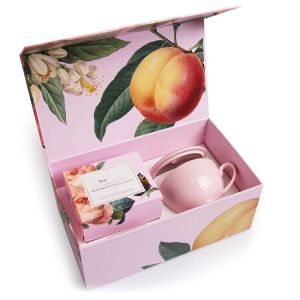  Empty Custom Tea Packing Box Handmade Magnetic Closure Fold Paper Manufactures