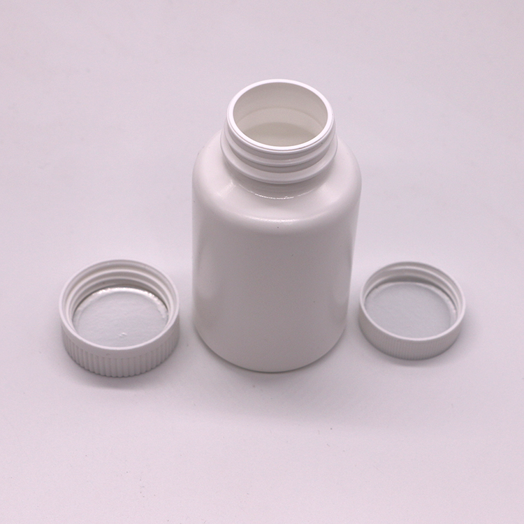 Round Shape Supplement Bottle for Solid Tablet and Capsule Storage 200mL Capacity