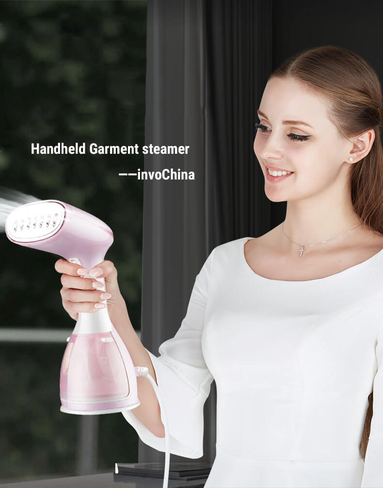 25s Heat Up Time Anti-Drip Light Travel Garment Steamer for Wrinkle-Free Ironing