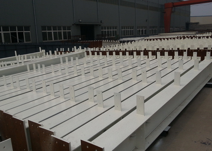 Light Steel Frame Metal Fabrication Services Prefabricated With Weld H Beam