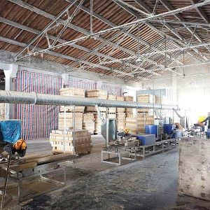 Semi Automatic Pressed Wood Shavings Pallet Block Machine