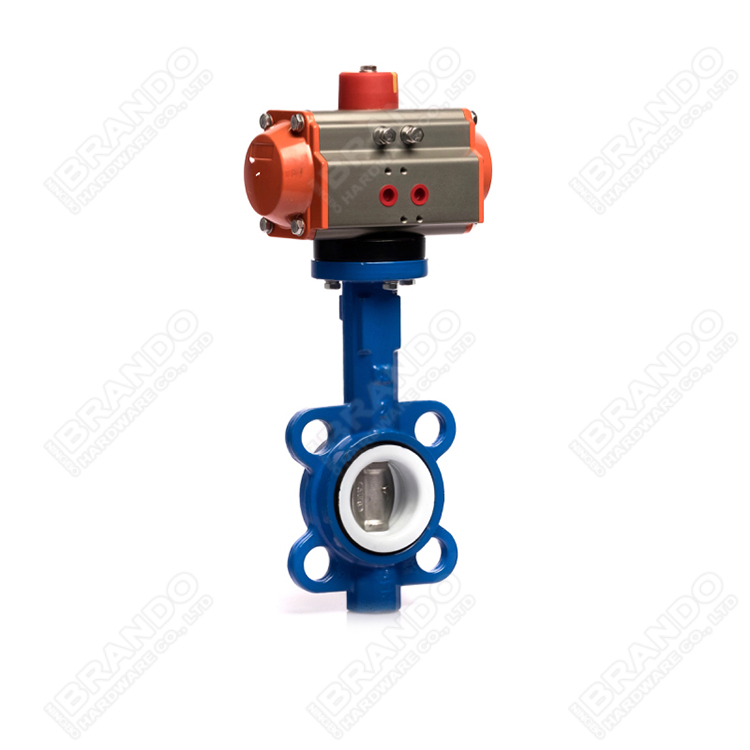 4'' Pneumatic Actuated Flange Ball Valve Stainless Steel 304