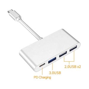 USB 3.1 Interface 4-In-1 Type C Hub Multiple Adapter For Speed Data Transfer