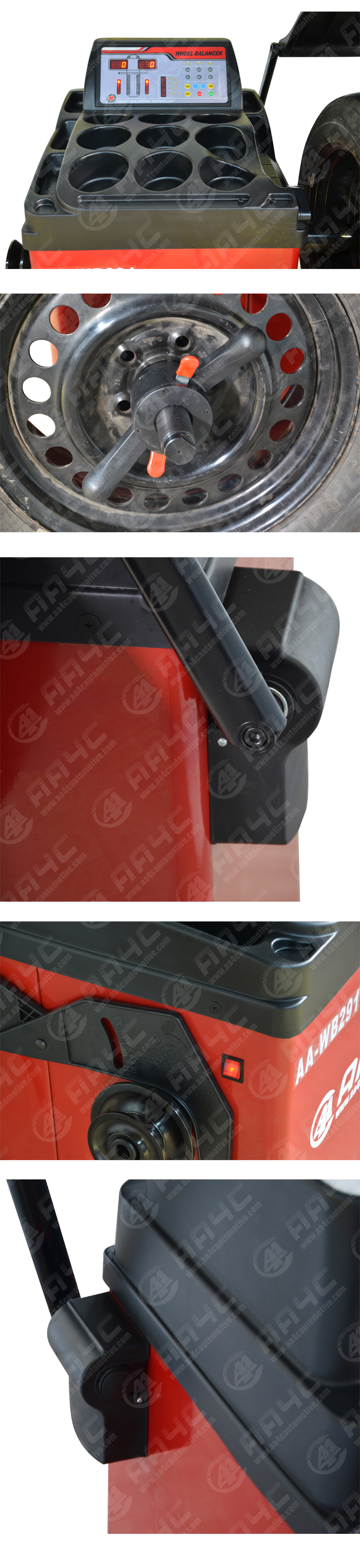 Manual Car Wheel Balancer Semi Automatic Tire Service Machines