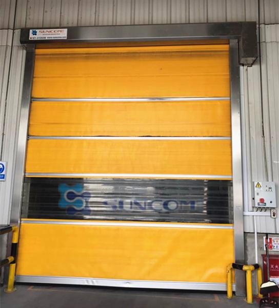 High Performance Industrial High Speed Door Low Noise 0.5-1.0m/s Closing Speed