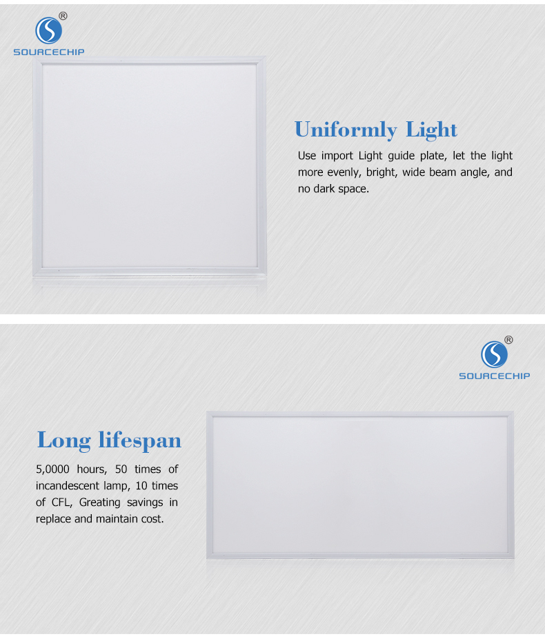 36w led panel light 600x600 LED ceiling panel light