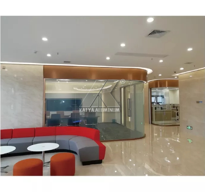 6063 Aluminum Extrusion Alloys Private Customization Frame Building Office Partition