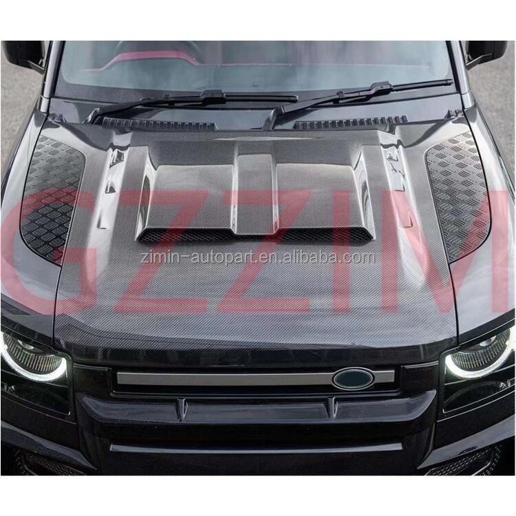 Defender 2022 Carbon Fiber Engine Cover Carbon Fiber Car Parts