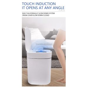 4.6 Gallon Smart Trash Can Customized Touch Free Self Packing Auto Garbage Can
