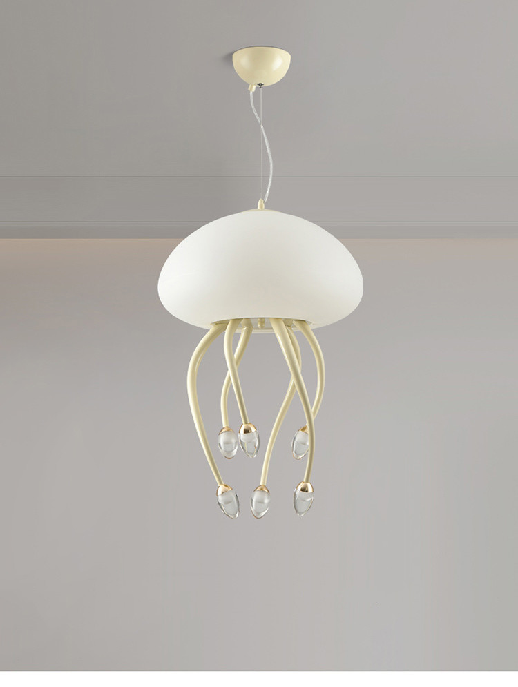Cream style designer jellyfish chandelier minimalist and creative living room light(WH-AP-563)