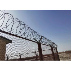 Electric Galvanized BTO 22 Razor Wire Blade Type Use On Top Of Fence And Wall