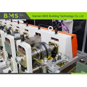 C / U Light Gauge Steel Framing Cold Roll Forming Machine With Frame CAD Style