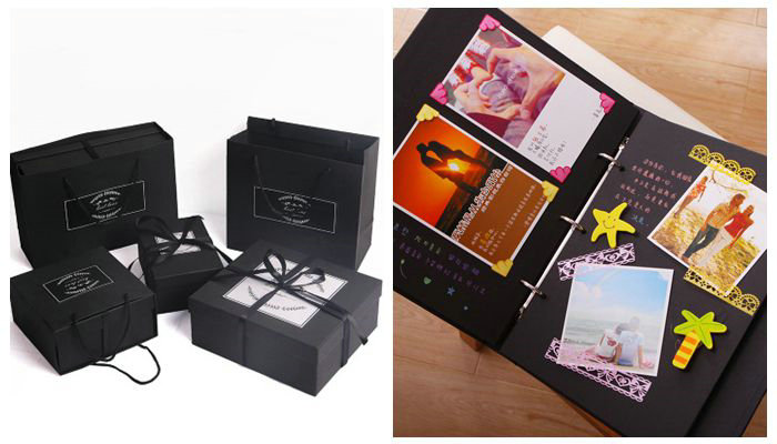 Wood Pulp 120gsm To 500gsm Double Sided Solid Black Paperboard For Book Binding 