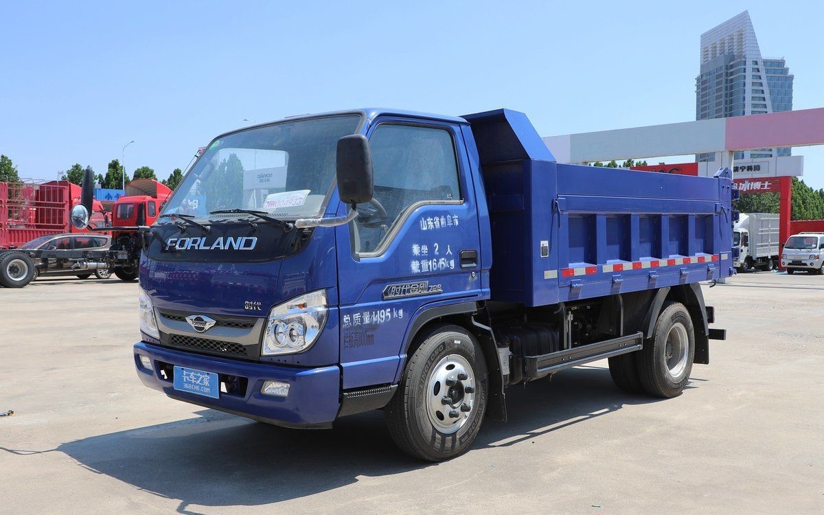Foton Time Vanguard 728 Used Tipper Dumper Truck 115HP 4X2 3.3M