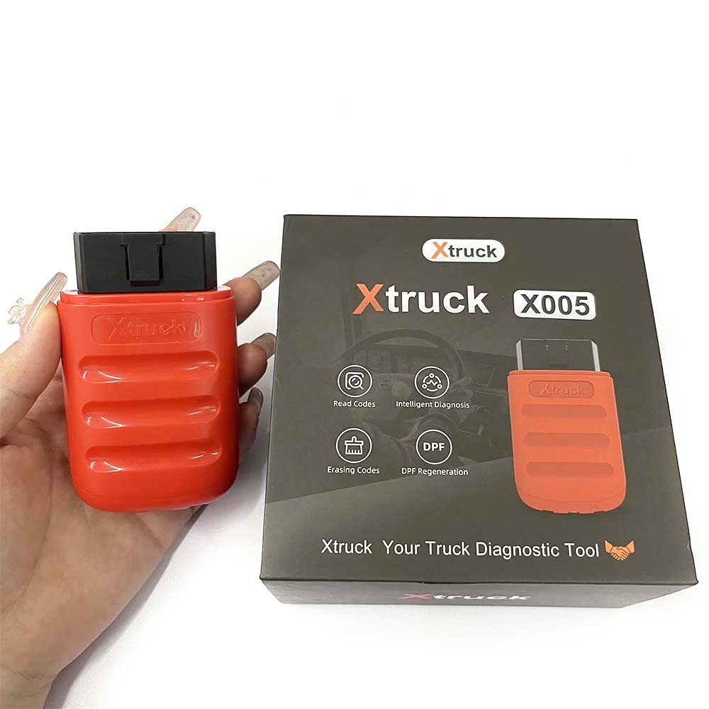 Xtruck X005 Intelligent Diagnosis ECU Reading AND Flashing support For SHAC-MAN SINOTRUK Dong-Feng FAW WEICHAI