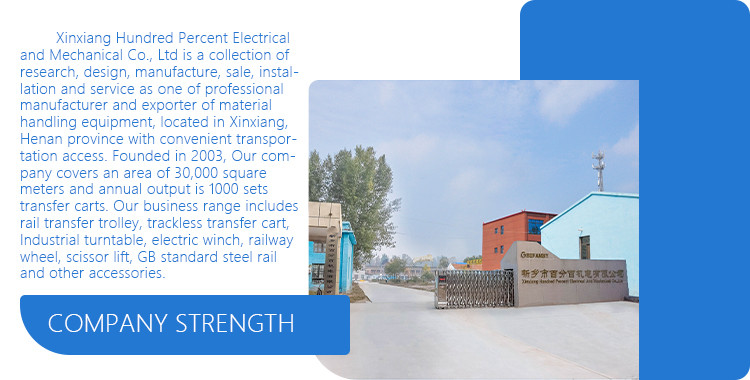 25t industry transfer no rail electrical battery drive cart