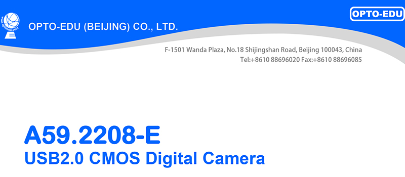 OPTO EDU A59.2208-E Usb 2.0 Cmos Digital Microscope Camera 1.3m~14m