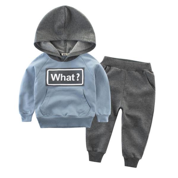 Children'S Outfit Sets Children'S Cotton Two Piece Hoodie Suits Boys Sports