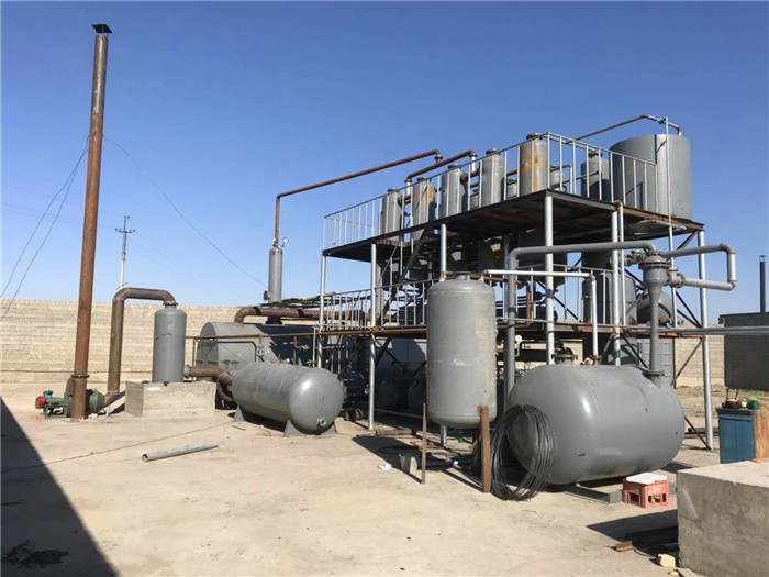 Used Car Oil Distillation Refinery Machine/ Waste Engine Oil Recycling Distillation Plant