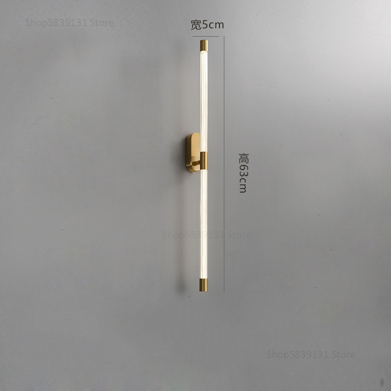 Modern Geometric Lines Wall Lights Bedside Living Room Background Wall Luxury Gold Wall Lights(WH-OR-262)