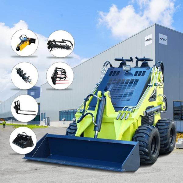 CE/EPA Certificate 0.15m3 Load Capacity Hydraulic Skid Steer Loader for Euro 5