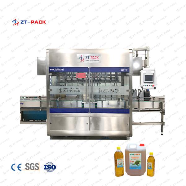 Car Petrol Oil Plastic Bottle Flow Meter Lubricant Filling Capping Machines