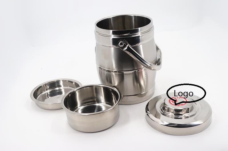 1.0L /1.4L / 2.0L / 2.8L /3.8L/6.5L Hand pan & stainless steel lunch box & keep warm double wall food carrier
