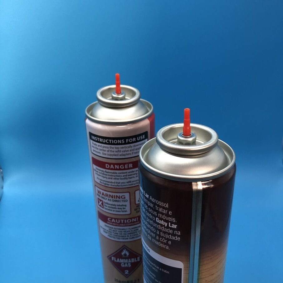 Ergonomic Gas Lighter Refill Valve with Buna Outer Gasket for Strict Control System
