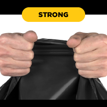 strength Tensile Strength Heavy Duty Plastic Bag Package for Garbage in White Color