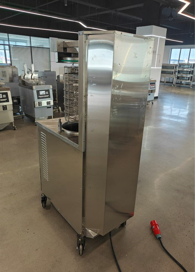 6HD Electric 12KW 380V 28L 6 Fry Tray Big Productivity Round Auto Lift Broaster Chicken Pressure Fryer