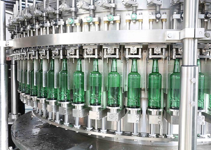 9000BPH Alcoholic 3 In 1 Carbonated Energy Drink Beer Filling Machine