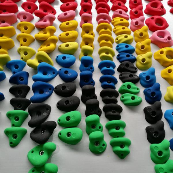 Colorful Indoor Rock Climbing Wall Vertical Climber Screw On Holds for 3-15 Age