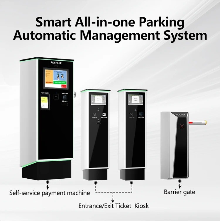 LPR Parking Payment Kiosk Touchscreen Car Park Payment Machine
