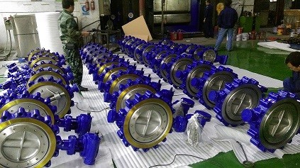 Abrasion Resistant API 607 Fire Safety Industrial Butterfly Valve