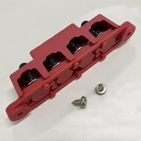 3/8" M10 5/16" M8 Stud Busbar Terminal Block 30A 12 Volt with Cover Red Black