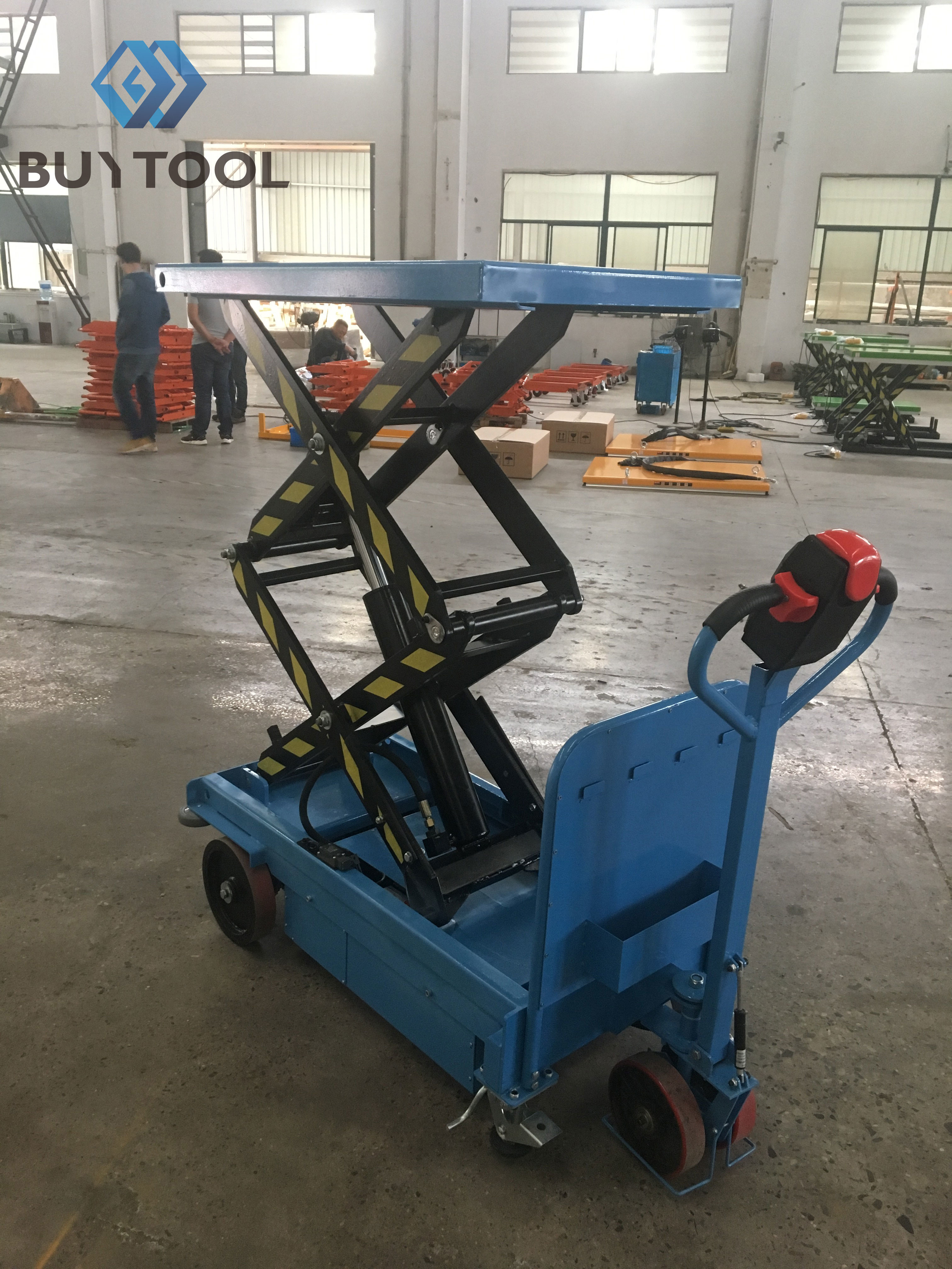 800kg 300 Kg Hydraulic Self Propelled Scissor Lift Table Truck Mobile Aerial Platform
