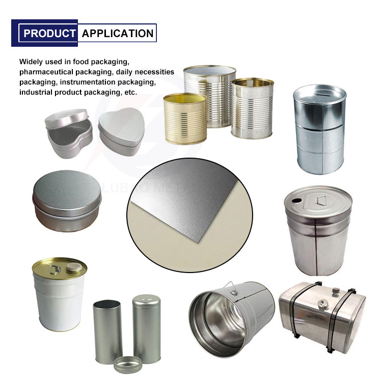 Hardness T2-DR9 T3 T4 0.18mm Electrolytic Tinplate Steel Tin Coating TMBP Coils Black Tin Plate Tinp Coils 0.18mm